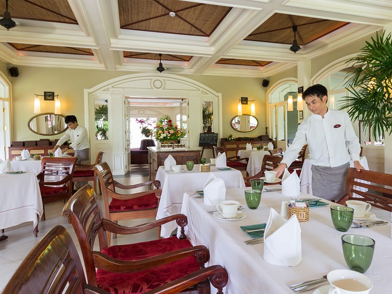 Restaurant La Belle Epoque de l'hôtel Luang Say Residence à Luang Prabang
