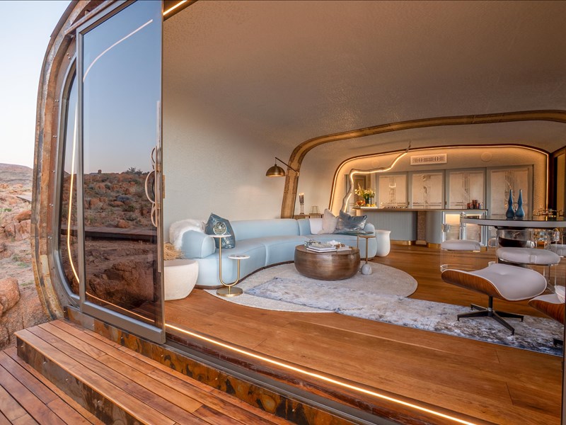 Magnifique vue sur le paysage unique du désert