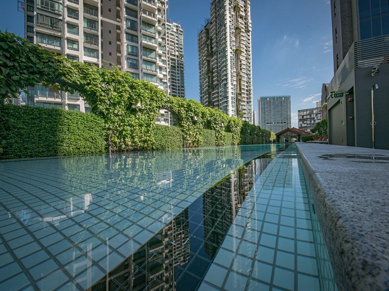 Profitez de la superbe piscine de l'hôtel M Social Singapore