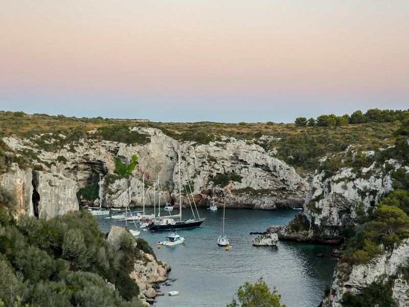 Coucher du soleil de charme aux Baléares 