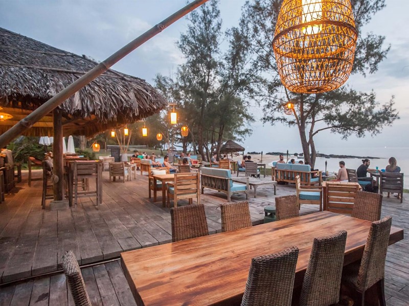 Le Beach Bar de l'hôtel Mango Bay au Vietnam