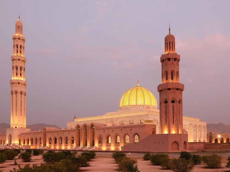 La grande mosquée du sultan Qaboos