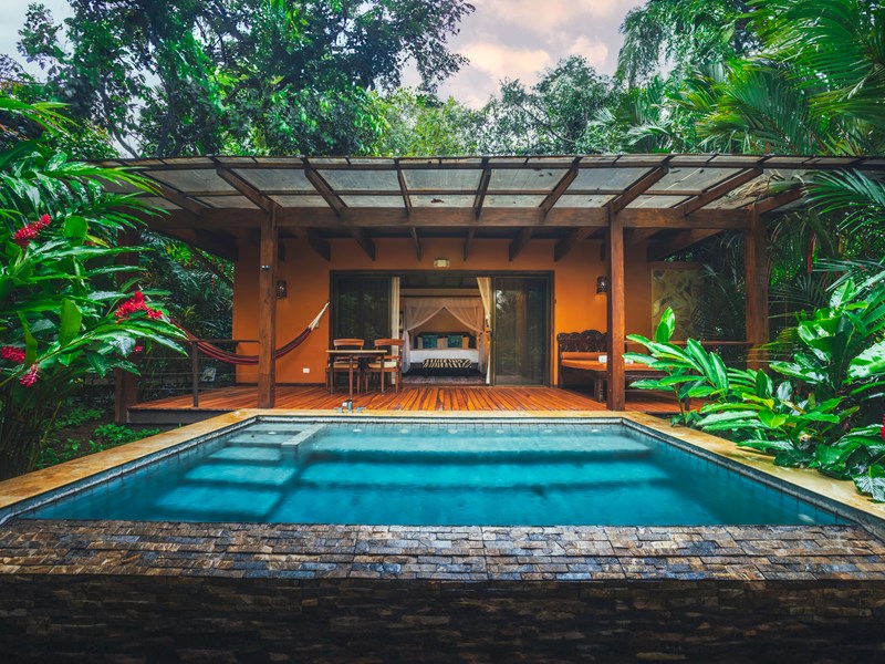 Des villas spacieuses dotées d'une piscine privative
