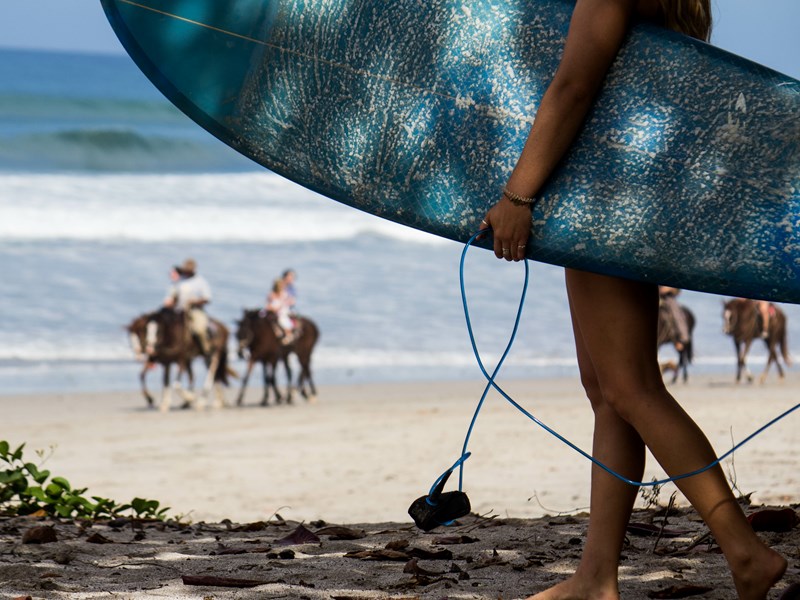 Cheval ou surf à Nosara