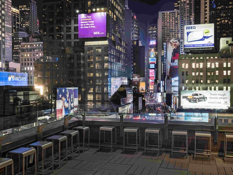 M Social Times Square - Terrasse extérieure