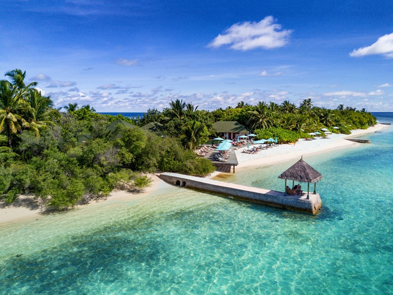 Un petit paradis au beau milieu de l'océan