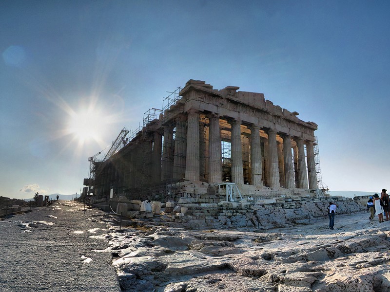 L'Acropole à Athènes