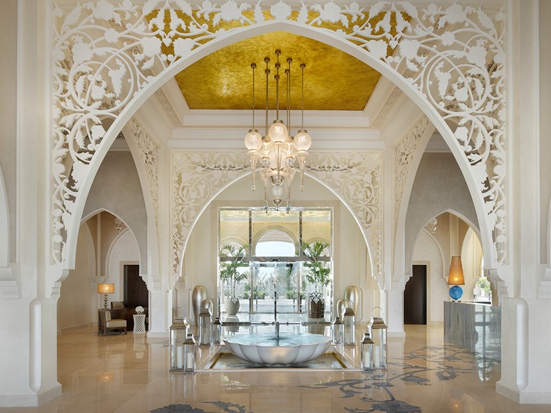 L'entrée de l'hôtel One & Only The Palm à Dubaï