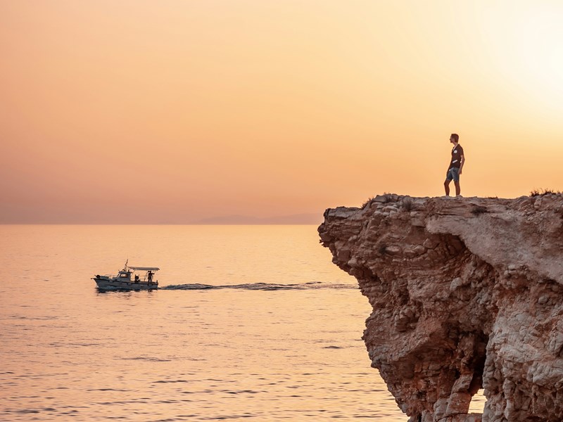 Coucher du soleil inoubliable à Paros
