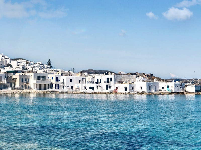 Le village de Naoussa à Paros
