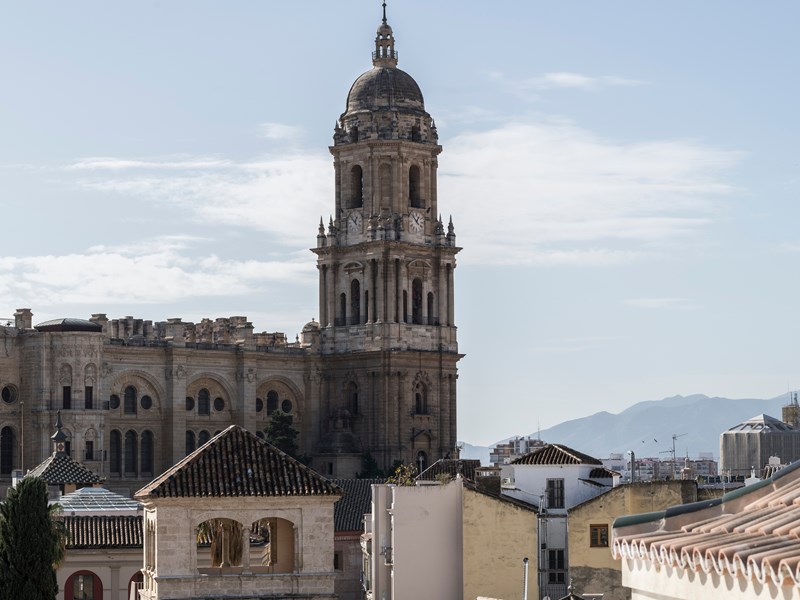 Niché au coeur de Malaga