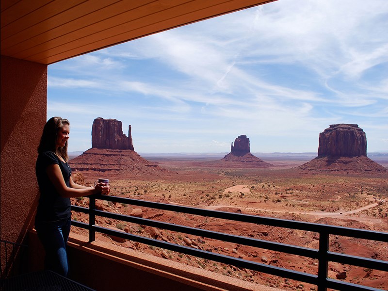 The View Hotel vous offre une vue imprenable sur le Monument Valley
