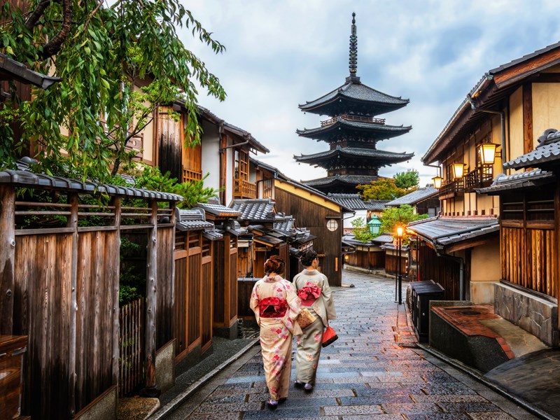 Kyoto et les ruelles traditionnelles de Gion