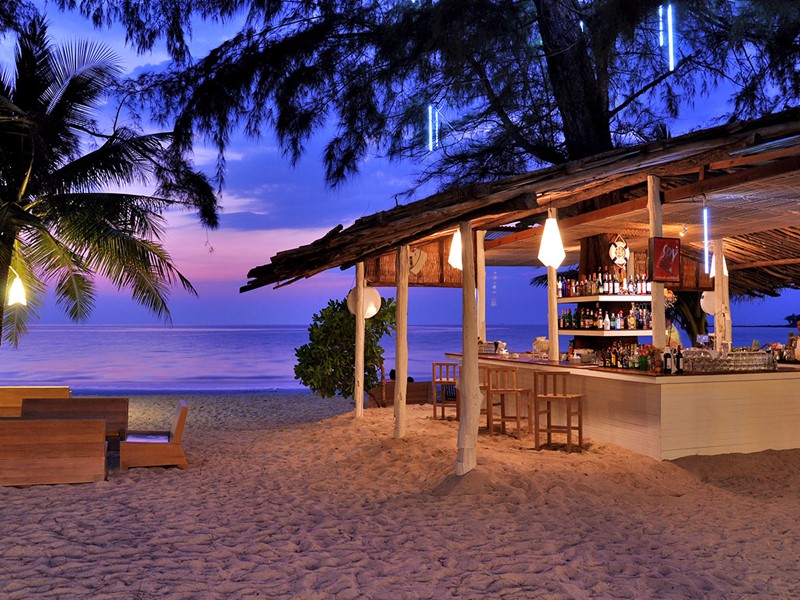 Le bar de l'hôtel Peter Pan Resort en Thailande