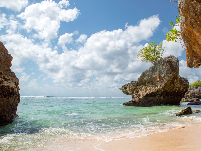 La superbe plage Padang Padang 