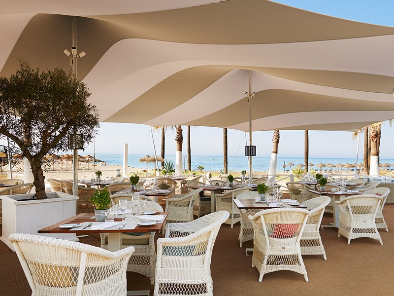 Le Del Mar Beach Cafe de l'hôtel Puente Romano 