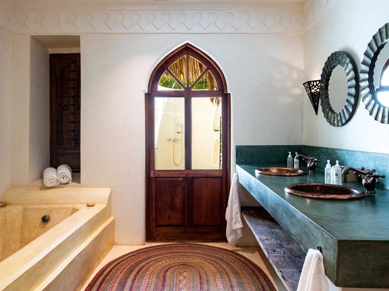 Salle de bain de la villa Sultan