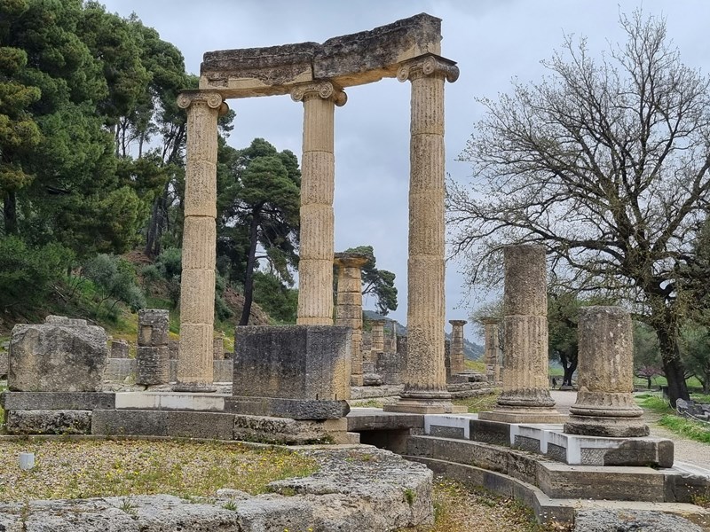 Découvrez les temples d'Olympie