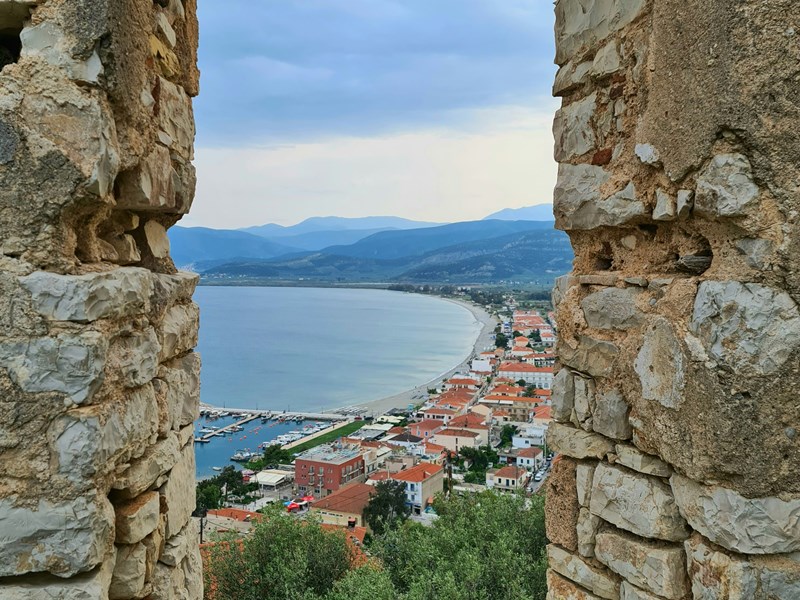 Vue de Paralio Astros 