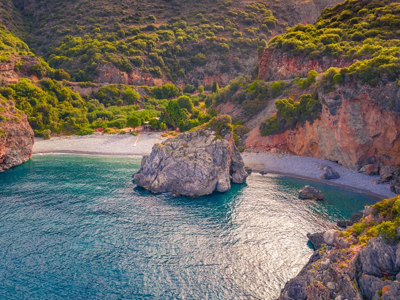 La belle plage de Foneas 