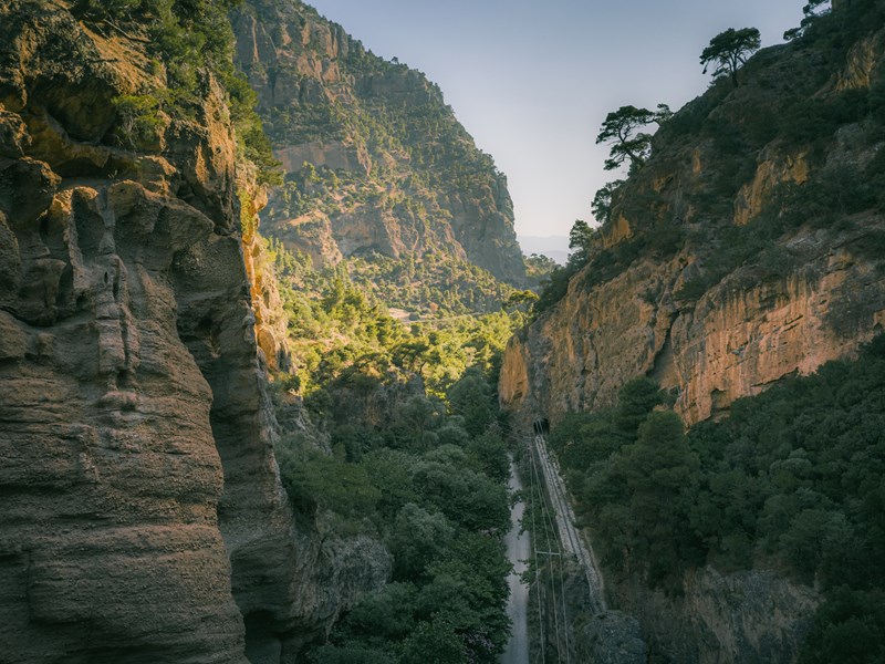 Randonnée dans les gorges de Vouraikos