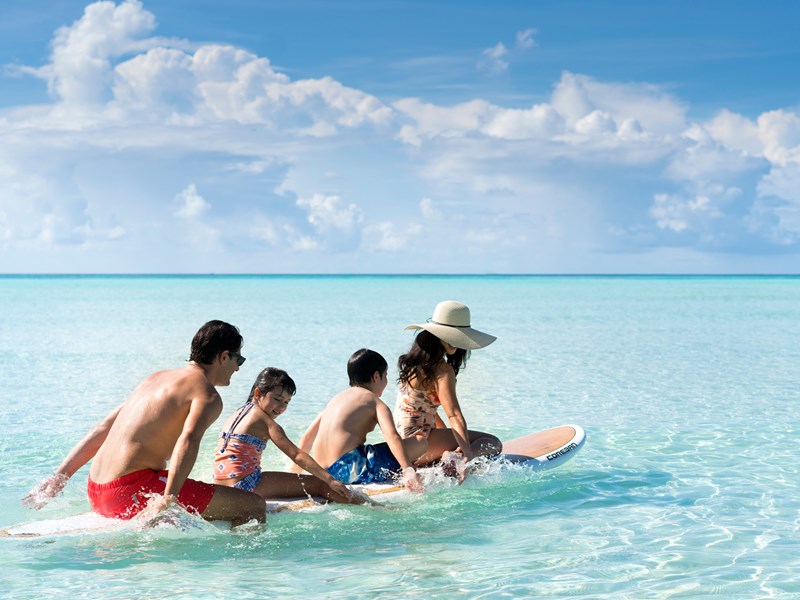 Vacances en famille aux Maldives