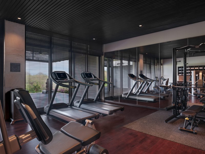 La salle de sport de l'hôtel