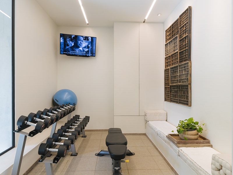 Les équipements de la salle de sport