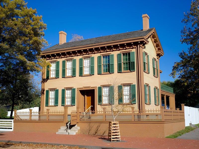 L'ancienne demeure du Président Abraham Lincoln