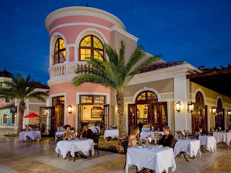 Le restaurant Mario's du Sandals Grande Antigua aux Antilles