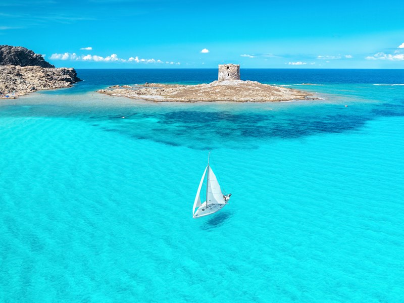 Les eaux turquoise de la Sardaigne