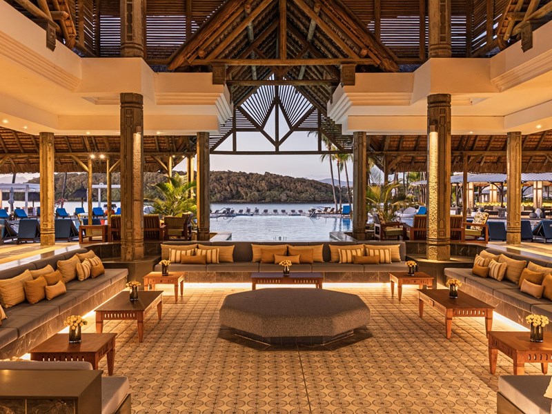 Le lobby de l'hôtel