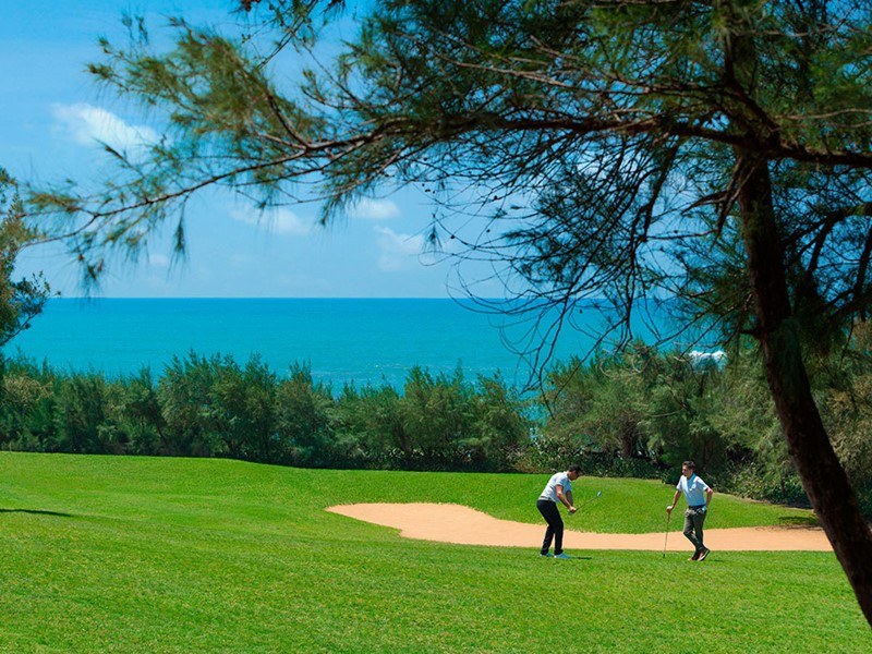 Golf au Shangri-La's Hambantota Resort au Sri Lanka