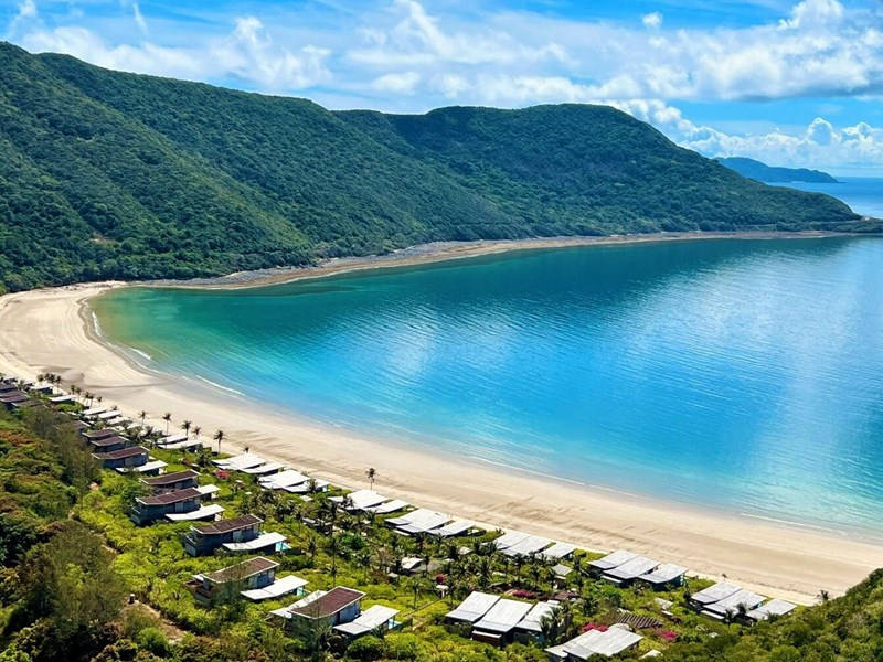 La plage de l'hôtel