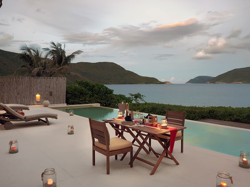 Dîner privé à la villa