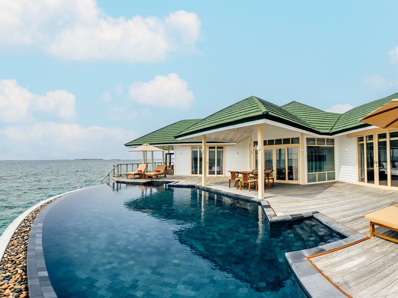 Grand Water Pavillion with Pool and Slide