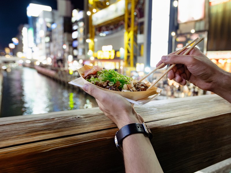 Osaka, temple du street food et des saveurs de rue