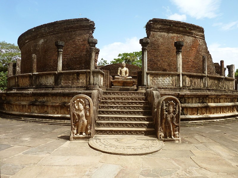 Le site de Polonnaruwa au Sri Lanka