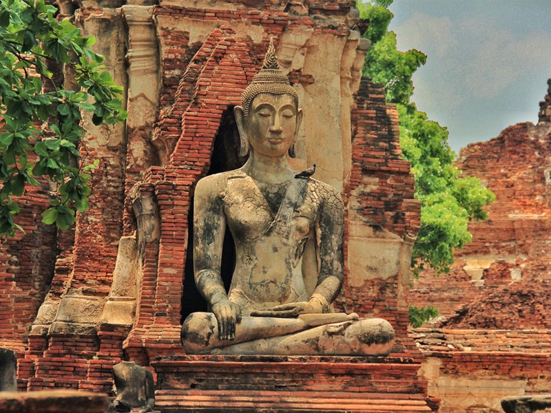 Le Wat Mahathat à Ayutthaya