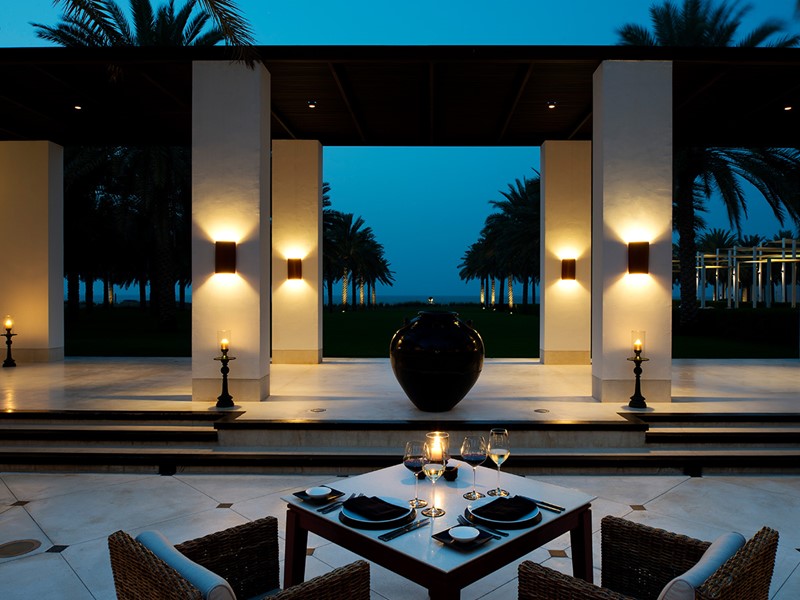 Restaurant Arabian Courtyard de l'hôtel The Chedi