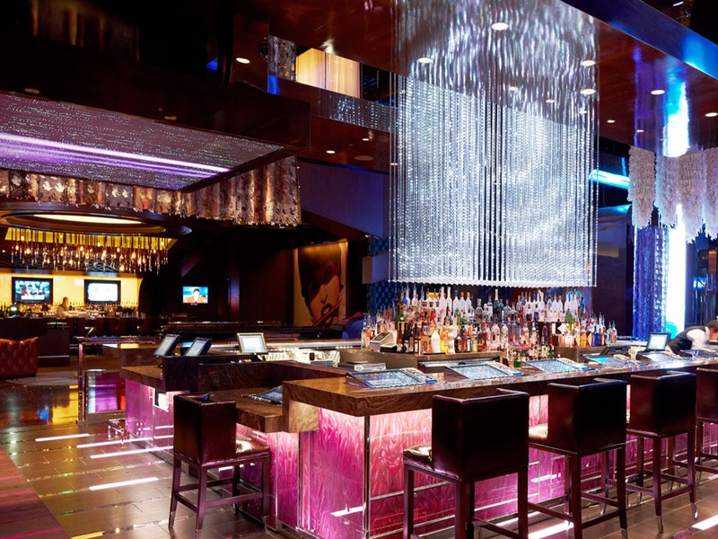 Le bar BOND du Cosmopolitan of Las Vegas, aux Etats-Unis