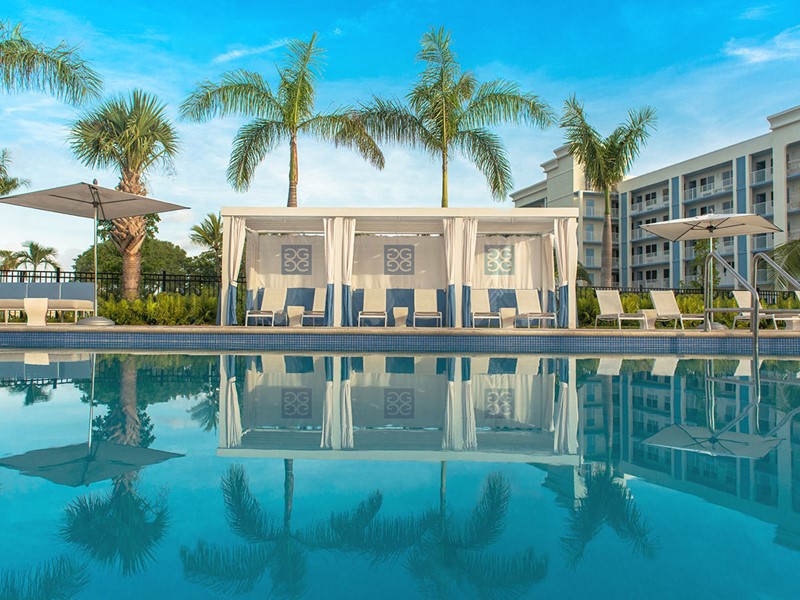 La superbe piscine de l'hôtel The Gates, à Key West