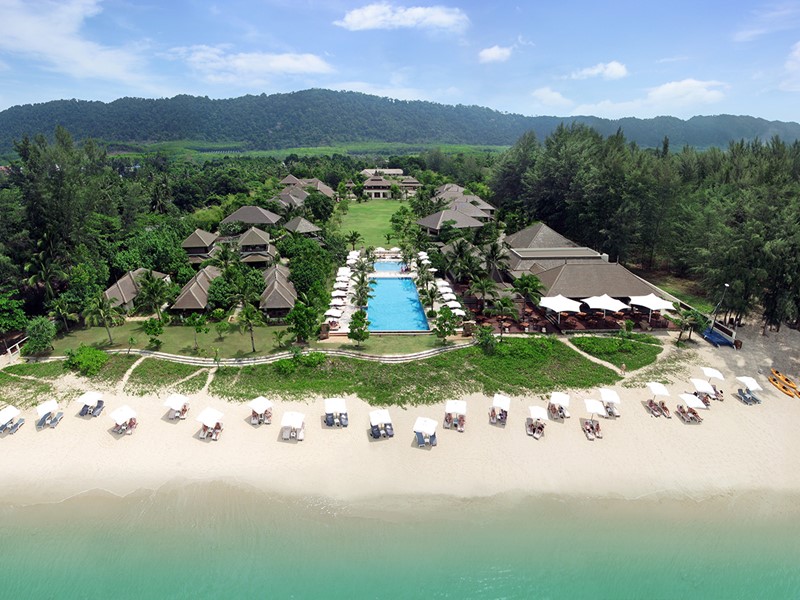 Vue aérienne du Layana Resort & Spa en Thailande