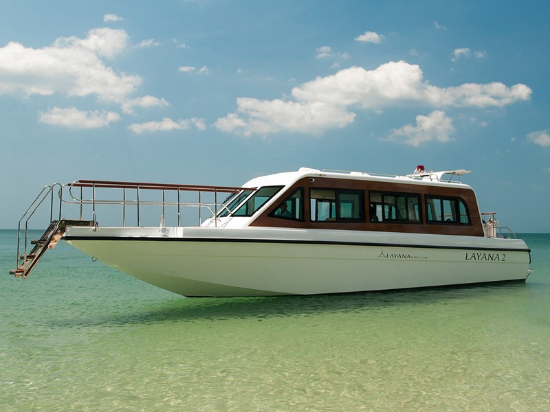 Le bateau de l'hôtel Layana Resort and Spa