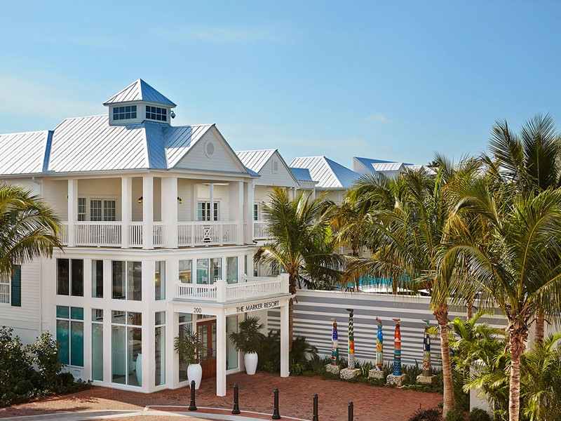 Vue de l'hôtel The Marker, situé à Key West