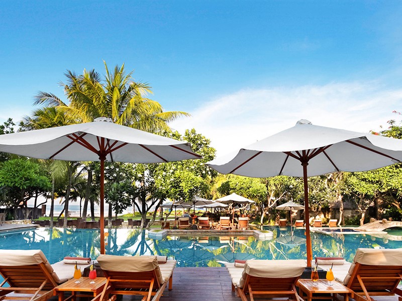 Piscine de l'hôtel Royal Beach Seminyak à Bali