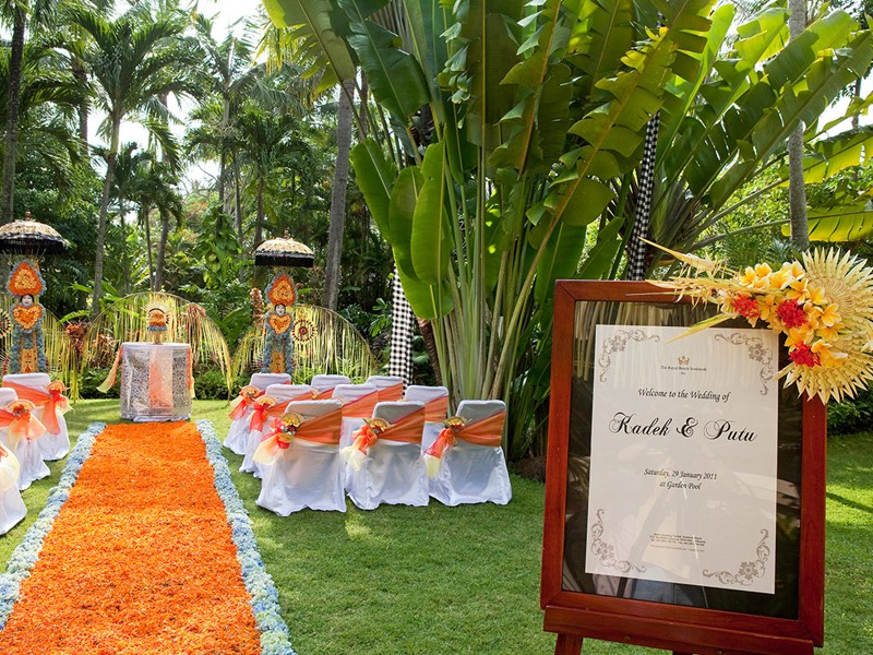 Mariage à l'hôtel Royal Beach Seminyak à Bali