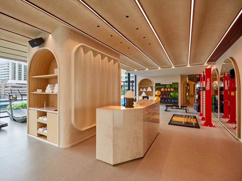 Un espace de fitness dernier cri