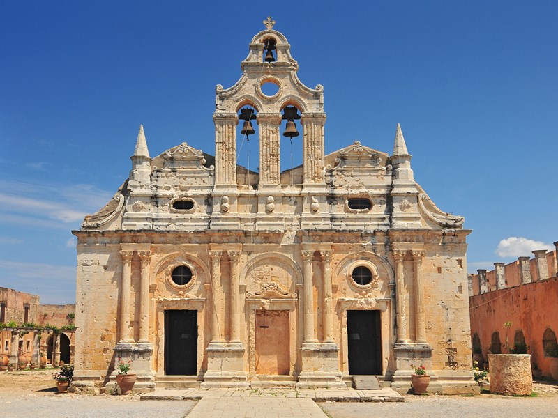 Arkadi, symbole de la résistance crétoise à Réthymnon