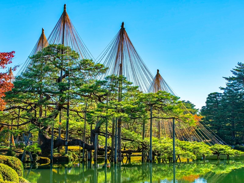 Le célèbre jardin Kenroku-en